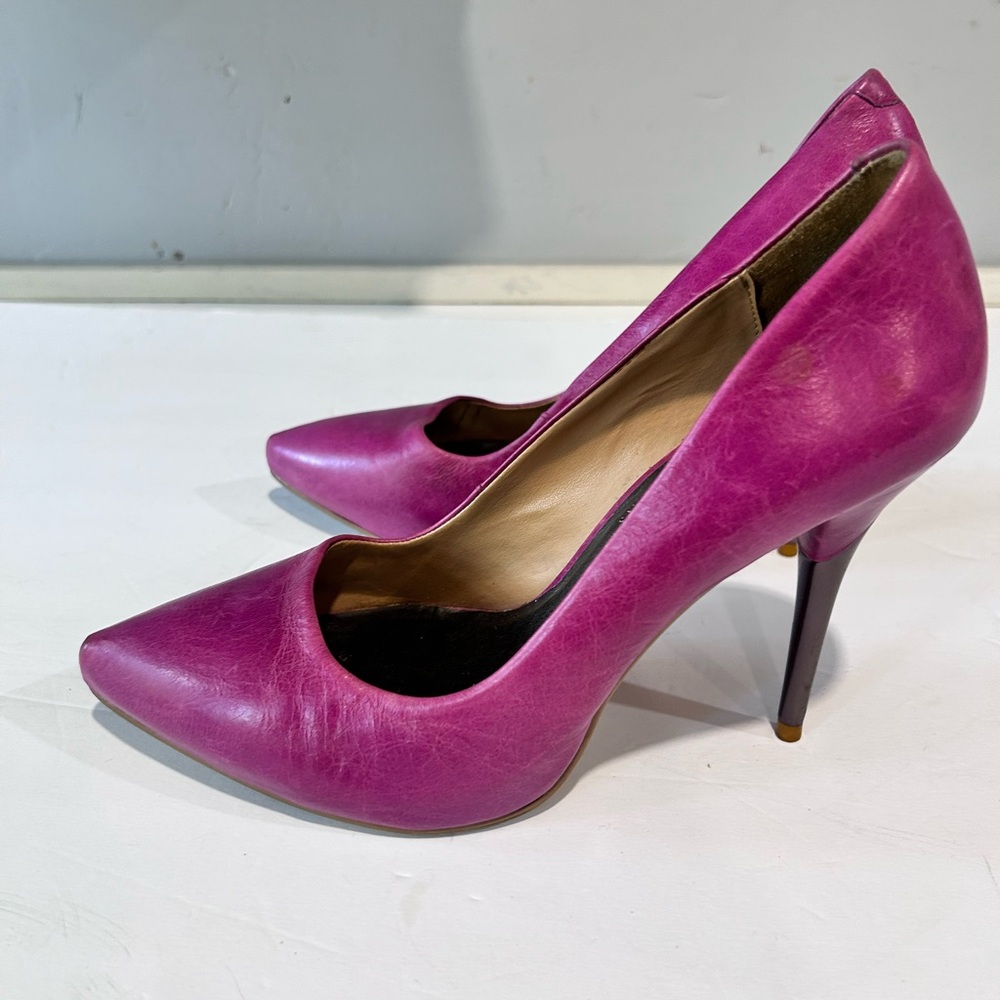 Aldo Magenta Pointed-Toe Stiletto Pumps